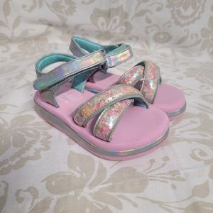 Twinkle Toes Toddler Girl Platform Sandals Size 9